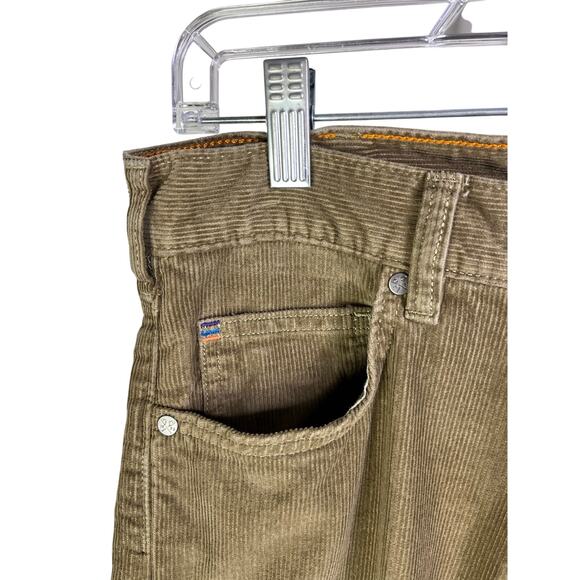 Patagonia Corduroy Pants Mens 30x32 Tan Straight Leg Cotton Iron Clad Classic - Picture 4 of 8